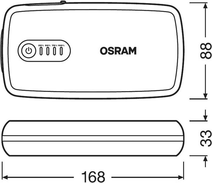 Immagine prodotto Osram BatteryStart 300 (1500 A, 13000 mAh)