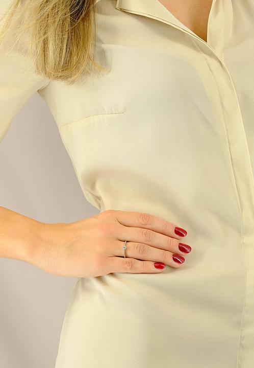 Actual product image Muau Solitaire (50, 750/18 K Gold)