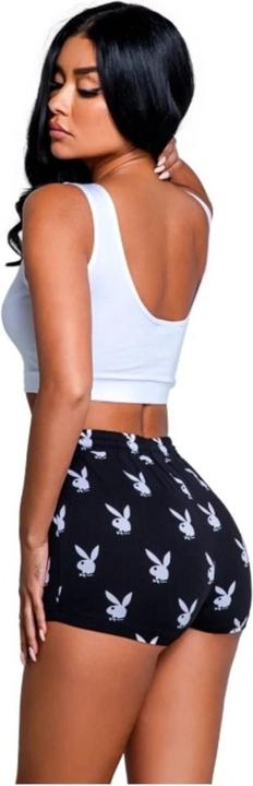 Image du produit Playboy Lingerie - Ensemble 2 Pièces Slumber Bunny - Noir & Blanc (L, XL)