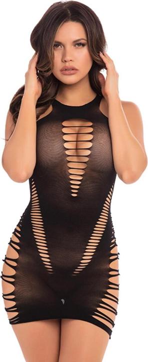 Image du produit Pink Lipstick Back 2 Basixxx Hi Neck Dress Noir Os (Taille unique)