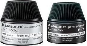 Actual product image Staedtler Lumocolor Refill Station 487 05, black Refill station for easy and clean refilling of the (Black, 1 x)