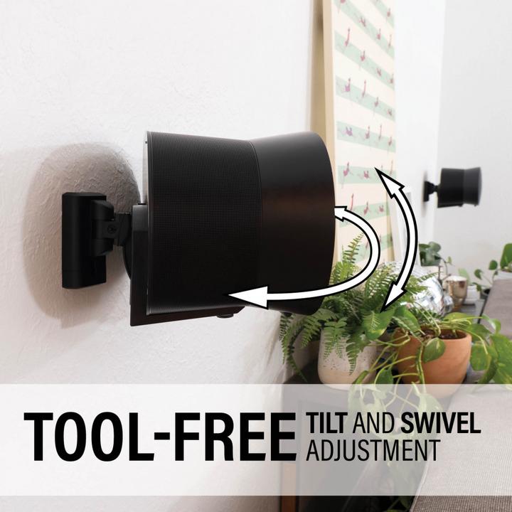 Actual product image Sanus WSWME32-B2 (1 pair, Wall installation, Rotatable, Tiltable)