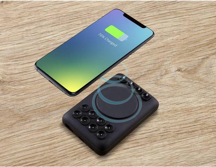 Immagine prodotto Voltcraft Power bank a induzione 3 A WPB-10000 VC-11015280 10000 mAh Uscite USB, presa USB-C™, ricarica a (10000 mAh, 37 Wh)