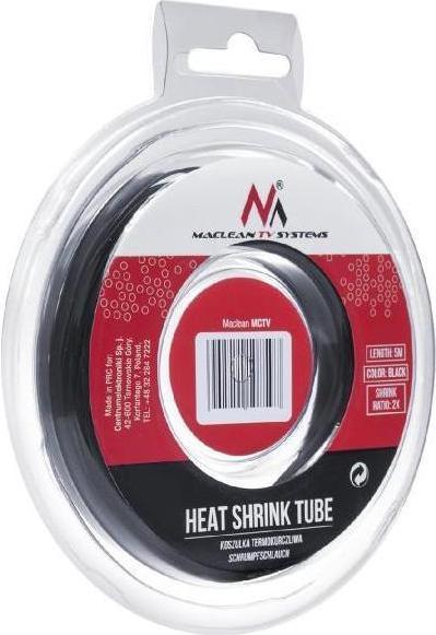 Actual product image Maclean MCTV-534 - heat shrink sleeve, tubing, 2:1 10mm, resealable package, 5m (1 x)