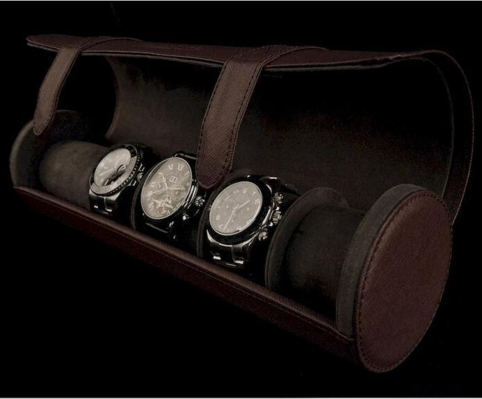 Image du produit Designhütte Rouleau pour montres Rondo 5 - Braun