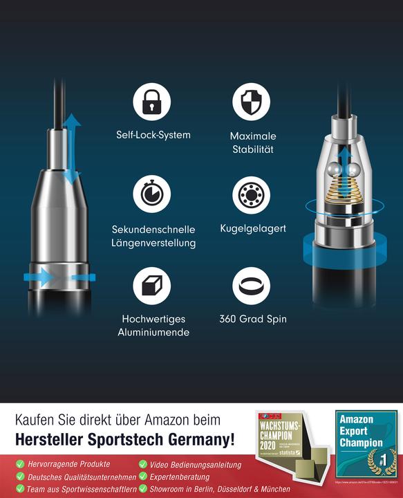 Produktbild Sportstech Rjx200 (300 cm)