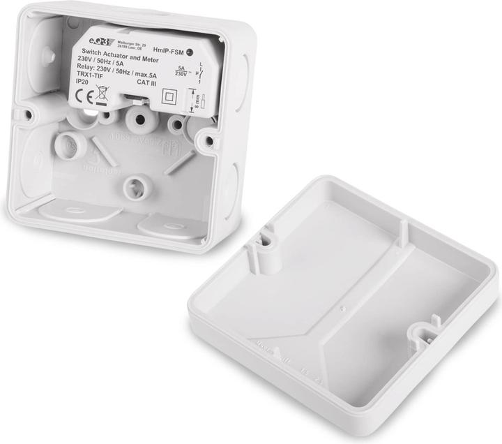 Produktbild Homematic IP Schalt-Mess-Aktor 1-fach (Schaltaktor)