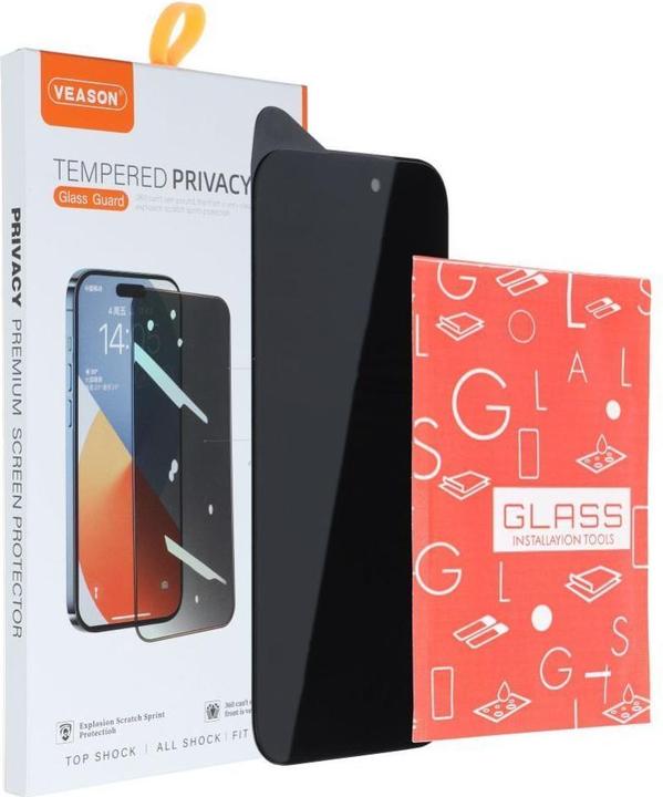 Actual product image Hofi Protective glass Veason 6D Pro Veason Privacy Glass - for Iphone 7 / 8 / SE 2020 / SE 2022 black (Apple iPhone 7, Apple iPhone SE (3rd Gen), Apple iPhone SE (2nd Gen))
