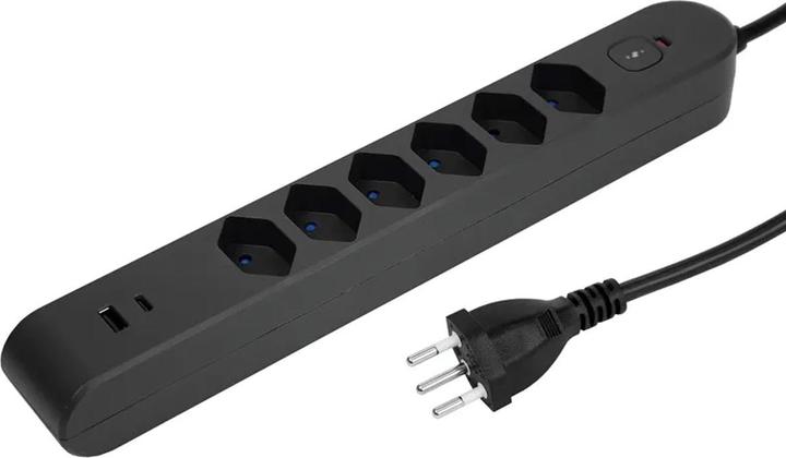 Immagine prodotto Steffen IQ Pro (6 x, USB-A, USB-C, 3 m)