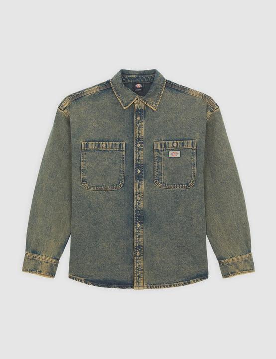 Produktbild Dickies Houston Ls Shirt Yellow Fade Ind (S)