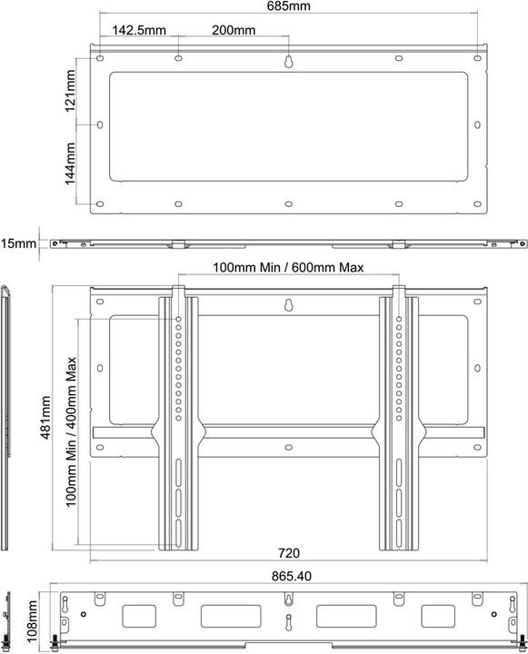 Actual product image Flexson Flat to Wall Mount (1 pcs., Wall installation, Pivoting)
