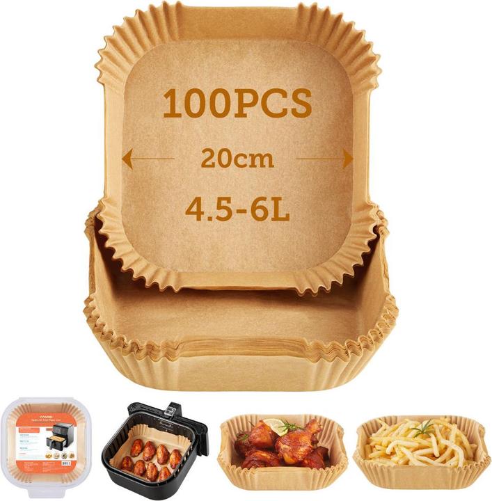 Produktbild Cosori Papiereinleger für Heissluftfritteusen CLR-R601