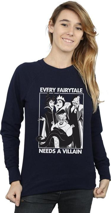 Actual product image Disney Princess Womens/Ladies Every Fairy Tale Needs A Villain Sweatshirt (XL)