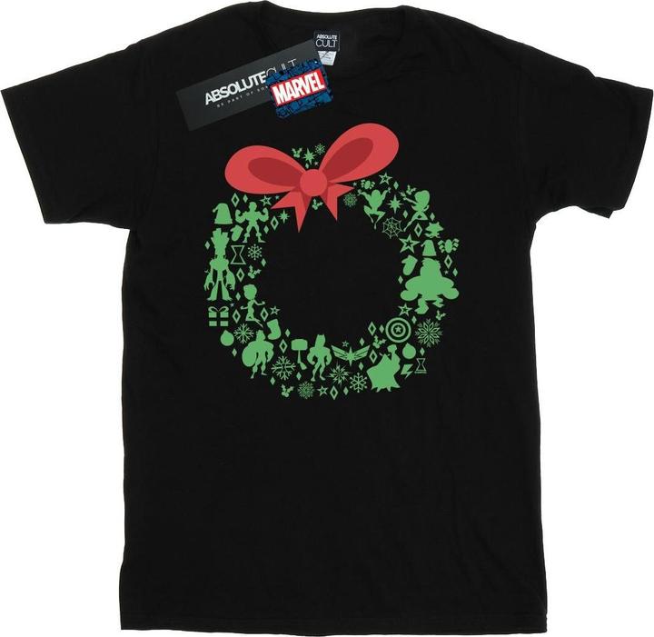 Produktbild Avengers Christmas Wreath TShirt (3XL)