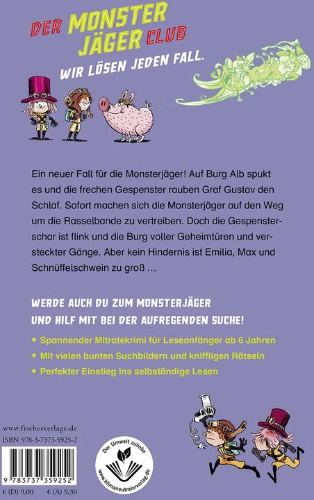 Immagine prodotto Der Monsterjäger-Club 2 – Spuk auf Burg Alb (Tedesco, THiLO, Alessandro da Knorre, 2022)