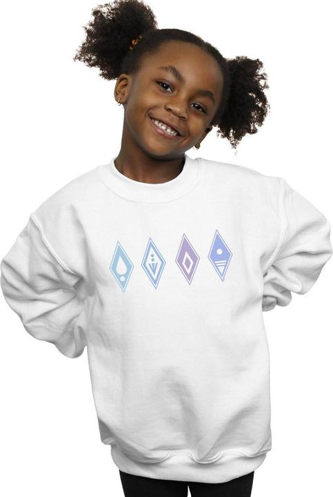 Produktbild Disney Frozen 2 Elements Symbols Sweatshirt Mädchen (140, 146)