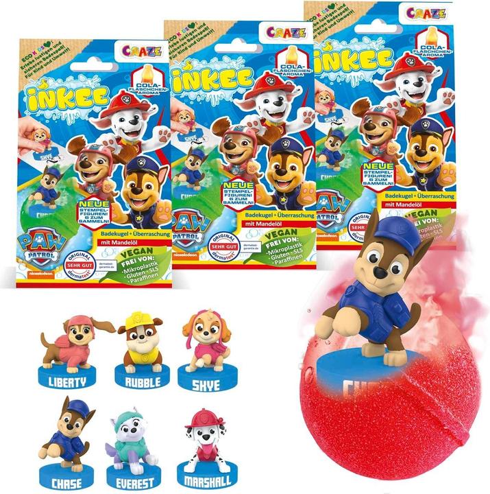 Immagine prodotto Craze Palla da bagno a sorpresa dei Paw Patrol (Bombe da bagno)