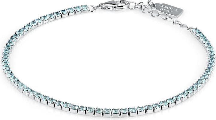 Immagine prodotto La Petite Story Bracciale tennis in argento con zirconi azzurri Argento LPS05AWV35 (16 cm, Argento 925)