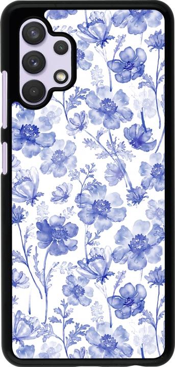Produktbild PhoneLook Hülle Spring 23 watercolor blue flowers (Samsung Galaxy A32)