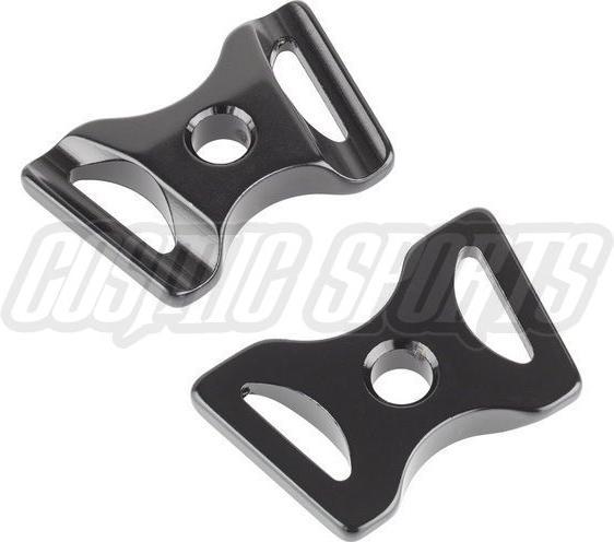 Surly Piastra di montaggio 2 per cavalletto laterale, Disc Trucker 2020+, argento