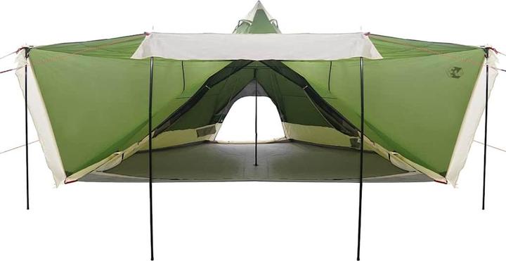 Image du produit VidaXL Tipi familial 6 personnes Vert Etanche (11.05 kg, 6 personnes)