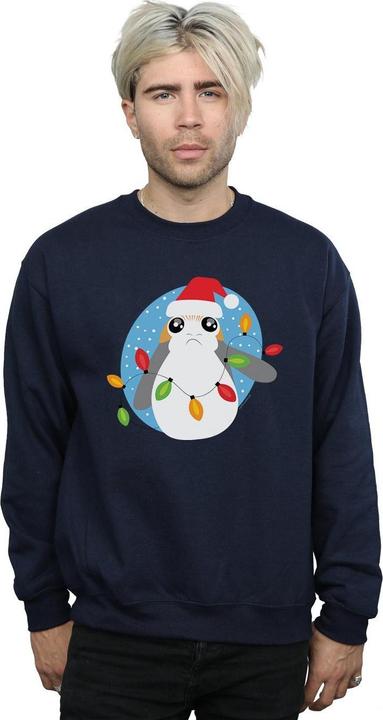 Produktbild Star Wars The Last Jedi Porg Christmas Lights Sweatshirt (L)