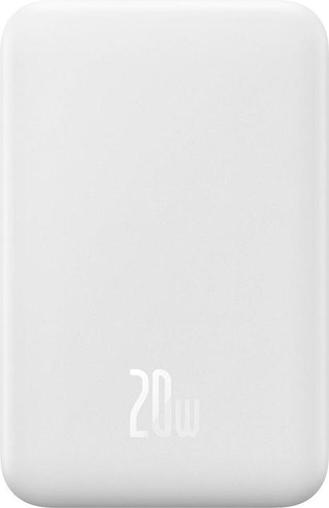 Image du produit Baseus Banque d'alimentation Magnetic Mini 20000mAh 20W (blanc) (20000 mAh, 20 W, 74 Wh)