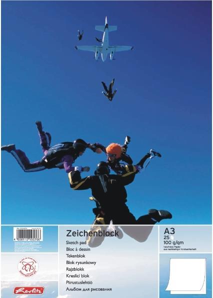 Produktbild Herlitz Zeichenblock A3/25 (A3)