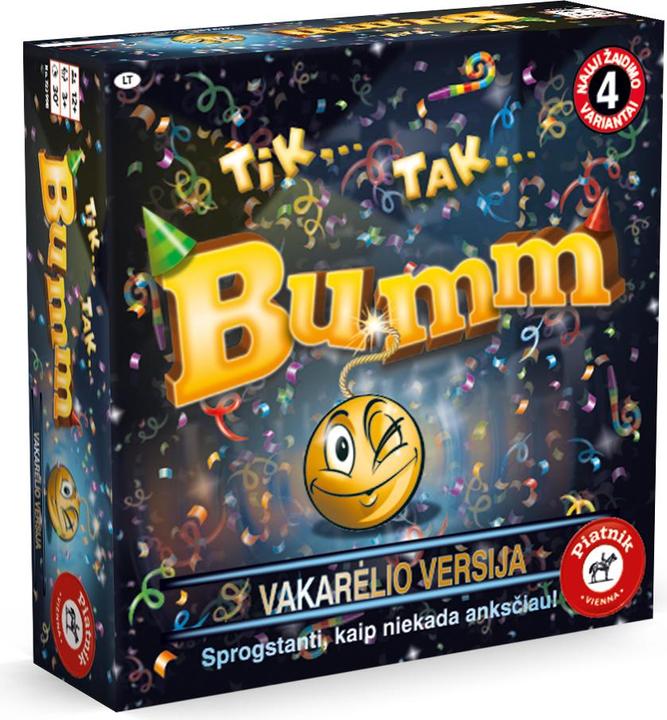 Piatnik Jeu PIAT "Tak Boom Party Only", LT (Lituanien)