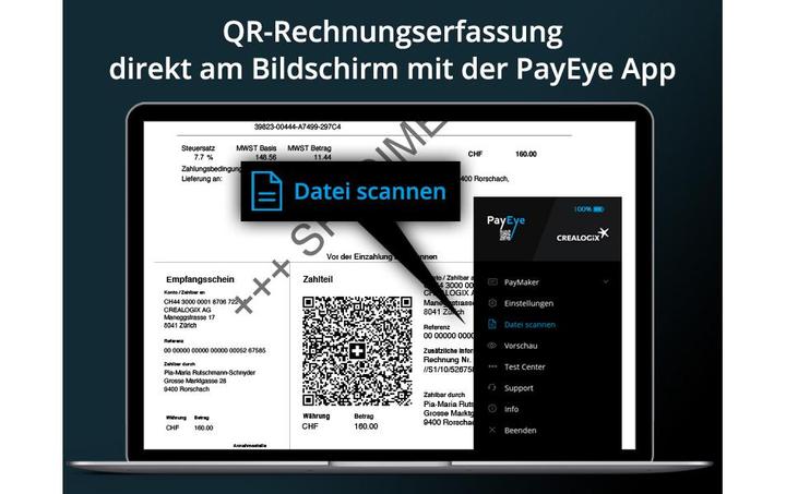 Produktbild Crealogix PayEye (QR-Code)