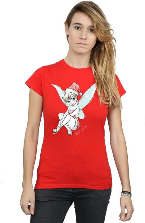 Immagine prodotto Disney Tinkerbell Christmas Fairy Maglietta Donna (S)