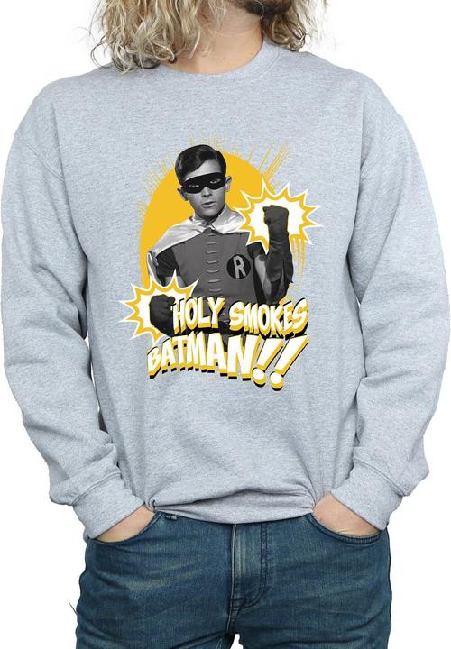 Image du produit - Sweat BATMAN TV SERIES ROBIN HOLY SMOKES - Homme (S)