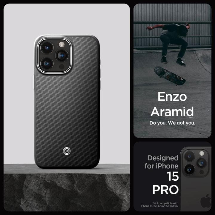 Actual product image Spigen Enzo (Apple iPhone 15 Pro)