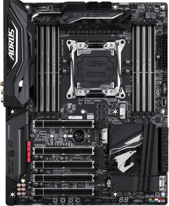 Produktbild Gigabyte X299 Aorus Gaming 7 (LGA 2066, Intel X299, ATX)