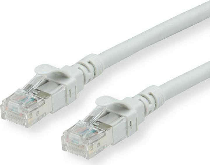 Produktbild Secomp ROLINE Patch Cable UTP, RJ45-RJ45 grey, Component Level, LSOH (UTP, CAT6, 15 m)