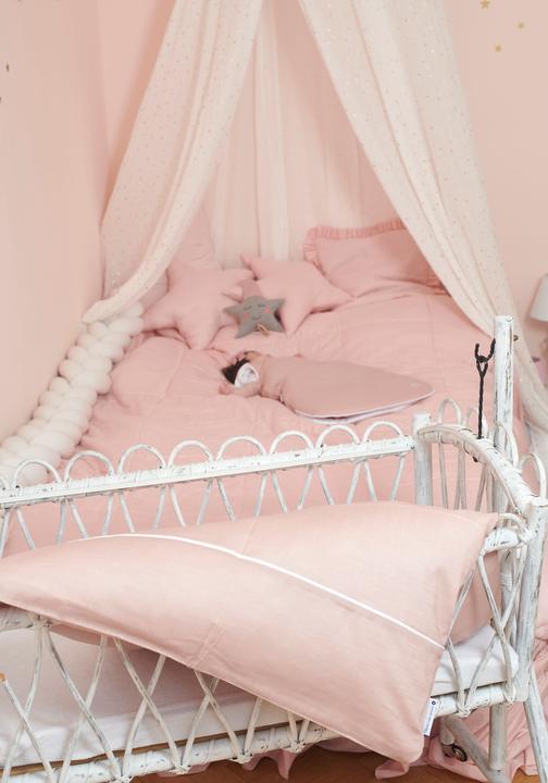 Produktbild nordic coast company Babybettwäsche Altrosa