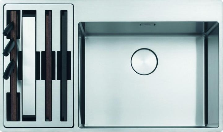 Actual product image Franke Basin BWX 220-54-27 A 3 1/2" MAV WCL VUEL+ZUB 127.0558.824 (Fitted sink, 51 cm, 90 cm)