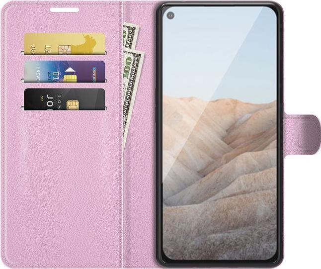 Actual product image MU Classic Litchi Leather Bookcover Series (Google Pixel 5a)