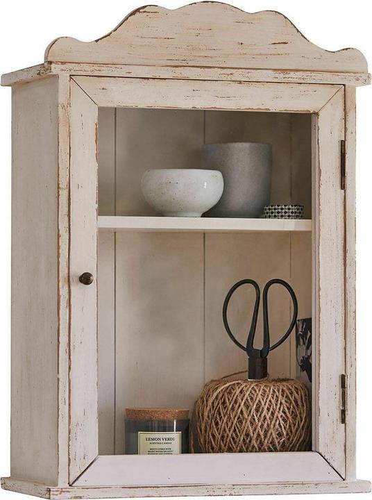 Image du produit Loberon Armoire murale Sandrine blanc antique (35, B, H, 18 cm, T 50)