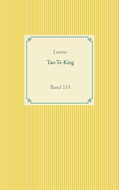 Actual product image Tao Te King
