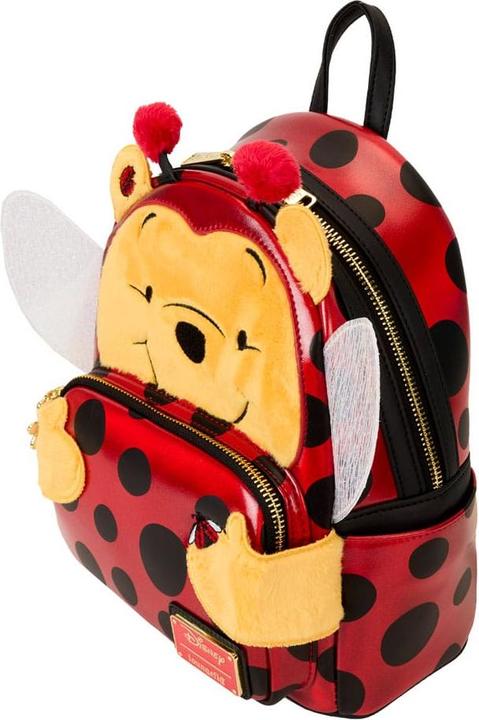 Actual product image Loungefly Disney by mini backpack Winnie the Pooh Ladybug Cosplay