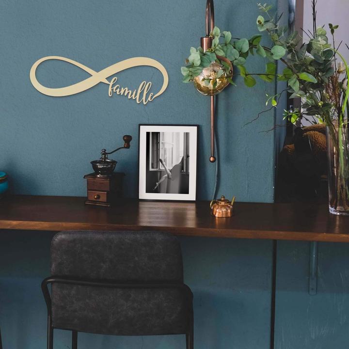 Immagine prodotto Trenddeko Infinito Infiniment Famille (60 x 21 cm)