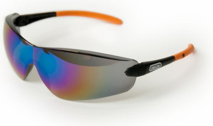 Oregon Schutzbrille Rahmenlos Farbe: Schwarz verspiegelt (Q525252)