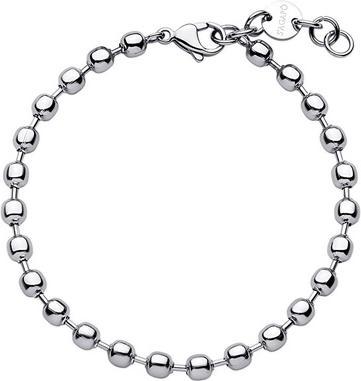 Actual product image Sagapo S'Agapo Men's Beaded Steel Bracelet Ripple Srp61