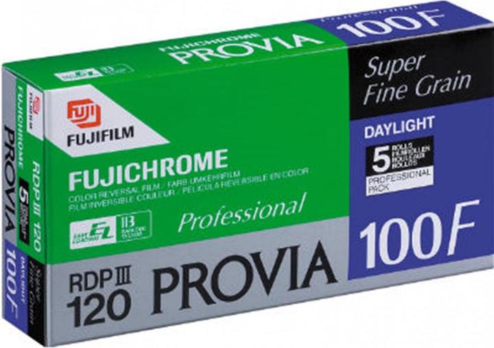 Actual product image Fujifilm Provia 100 F 120