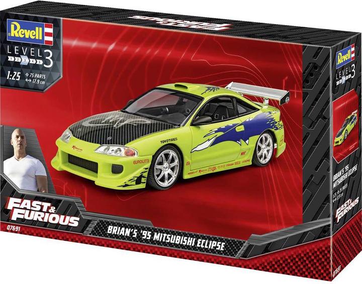 Actual product image Revell Fast & Furious Brians 1995 Mitsubishi Eclipse