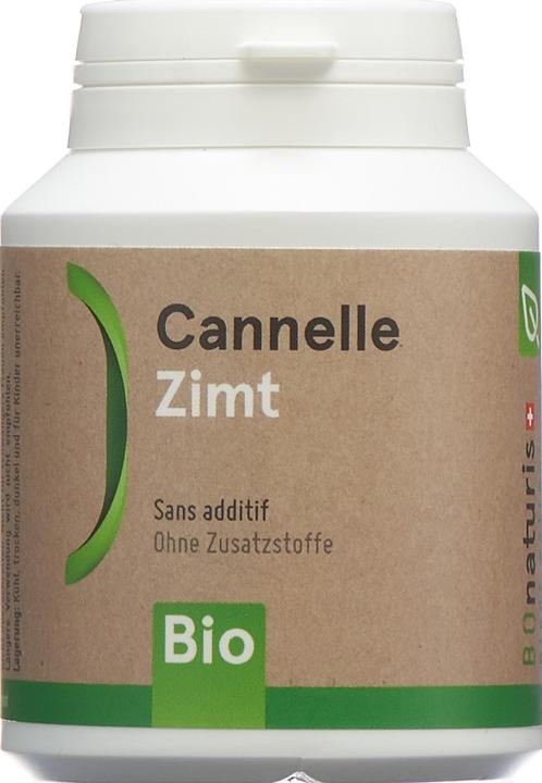 Actual product image B'Onaturis Cinnamon capsule 250 mg organic (180 Piece, Capsules, 80 g)