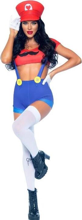 Image du produit Leg Avenue Sexy Kostãoem Mario Bros Rouge/Bleu M (M)