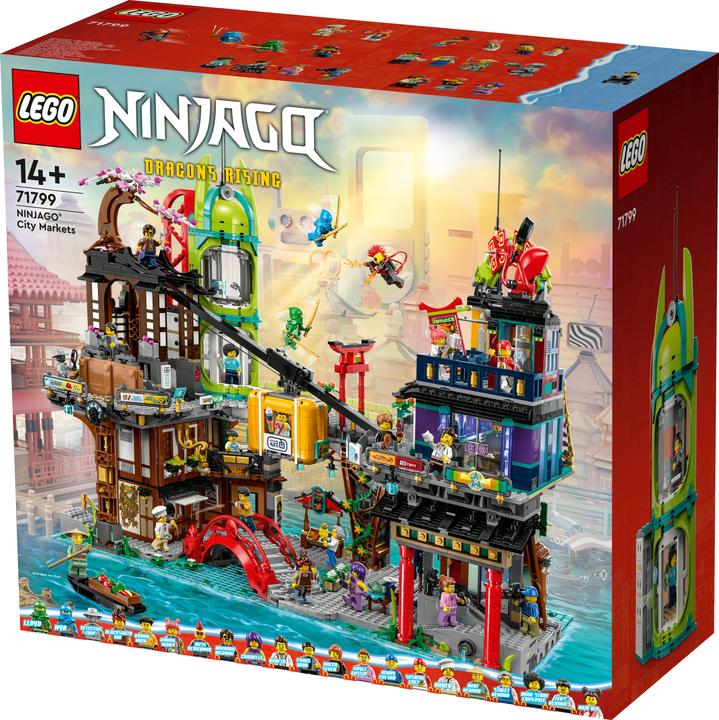 Image du produit LEGO Ninjago - Marchés en ville (71799, LEGO Ninjago, LEGO difficiles à trouver)