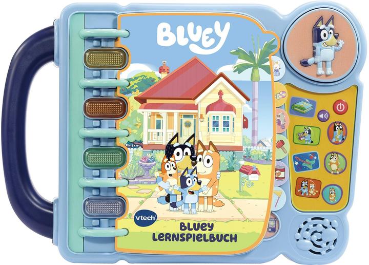 Actual product image VTech Bluey educational game book (German)